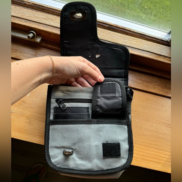 Vintage Y2K 2000 Weathervane Canvas Crossbody Purse Bag - Picture 8 of 17